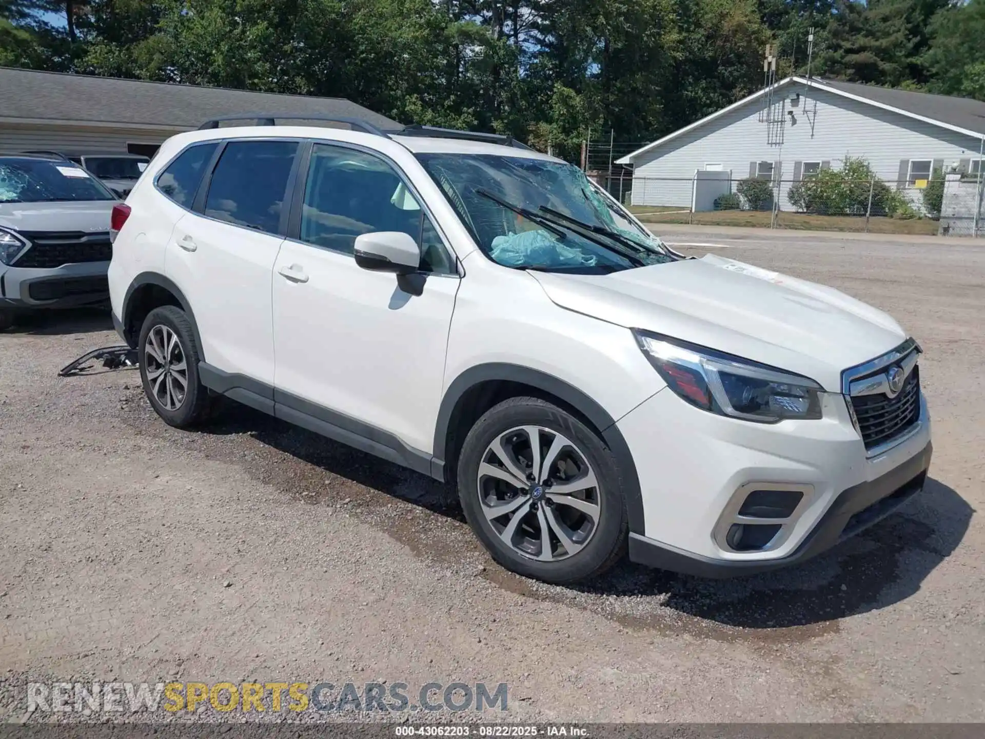 1 Photograph of a damaged car JF2SKAUC0MH487626 SUBARU FORESTER 2021