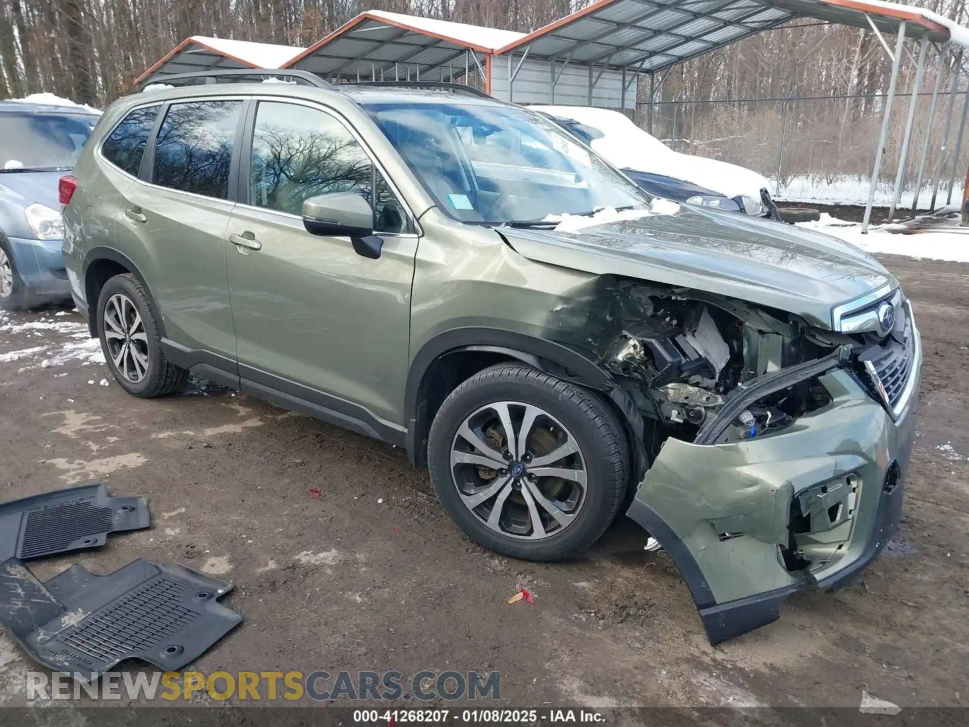 1 Photograph of a damaged car JF2SKAUC1MH482967 SUBARU FORESTER 2021