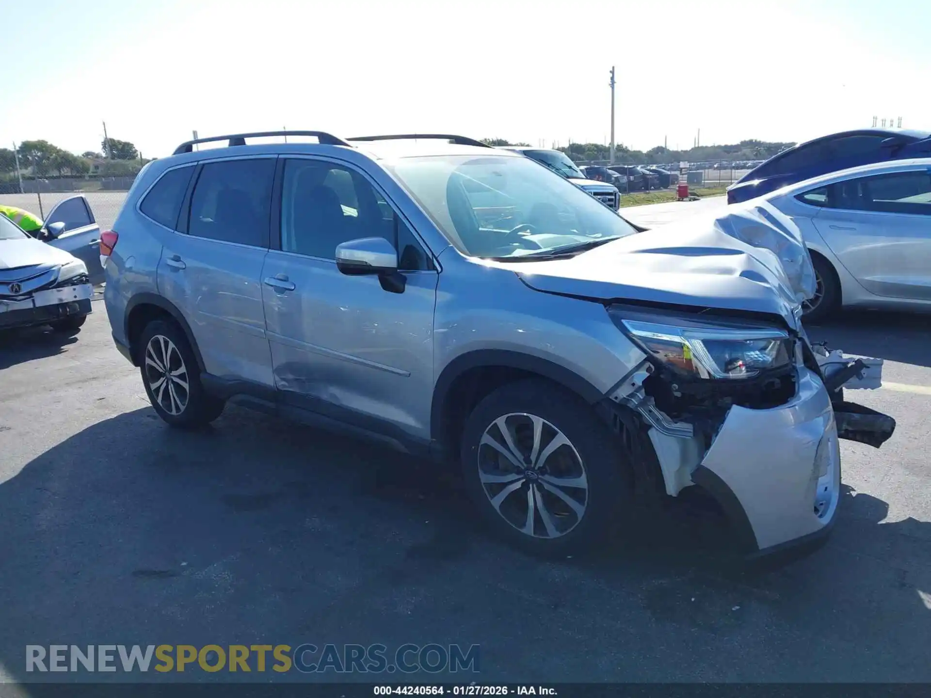 1 Photograph of a damaged car JF2SKAUC1MH536400 SUBARU FORESTER 2021