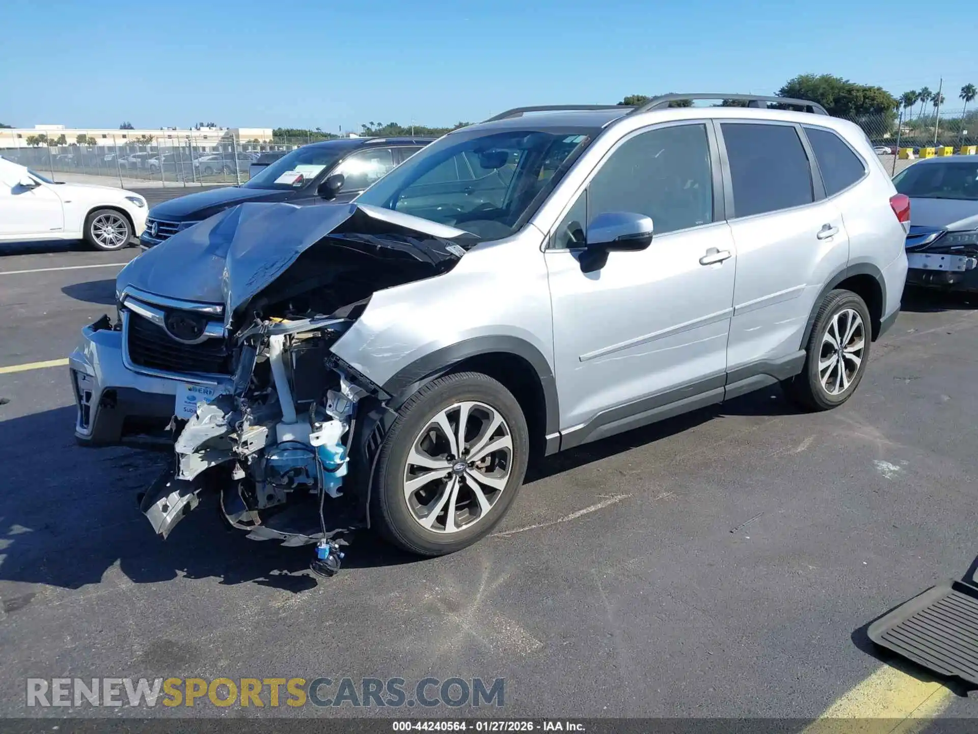2 Photograph of a damaged car JF2SKAUC1MH536400 SUBARU FORESTER 2021