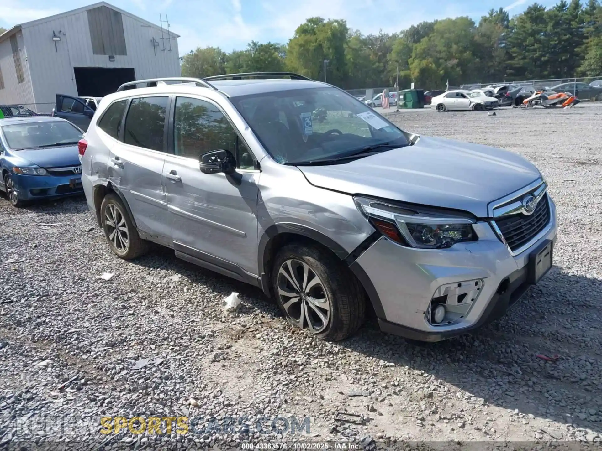 1 Photograph of a damaged car JF2SKAUC1MH558591 SUBARU FORESTER 2021