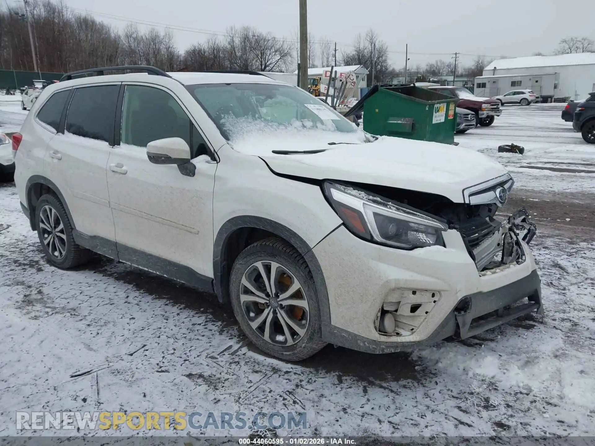 1 Photograph of a damaged car JF2SKAUC2MH410319 SUBARU FORESTER 2021
