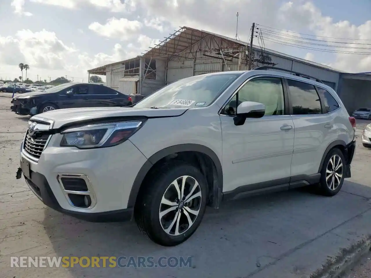 1 Photograph of a damaged car JF2SKAUC2MH544019 SUBARU FORESTER 2021