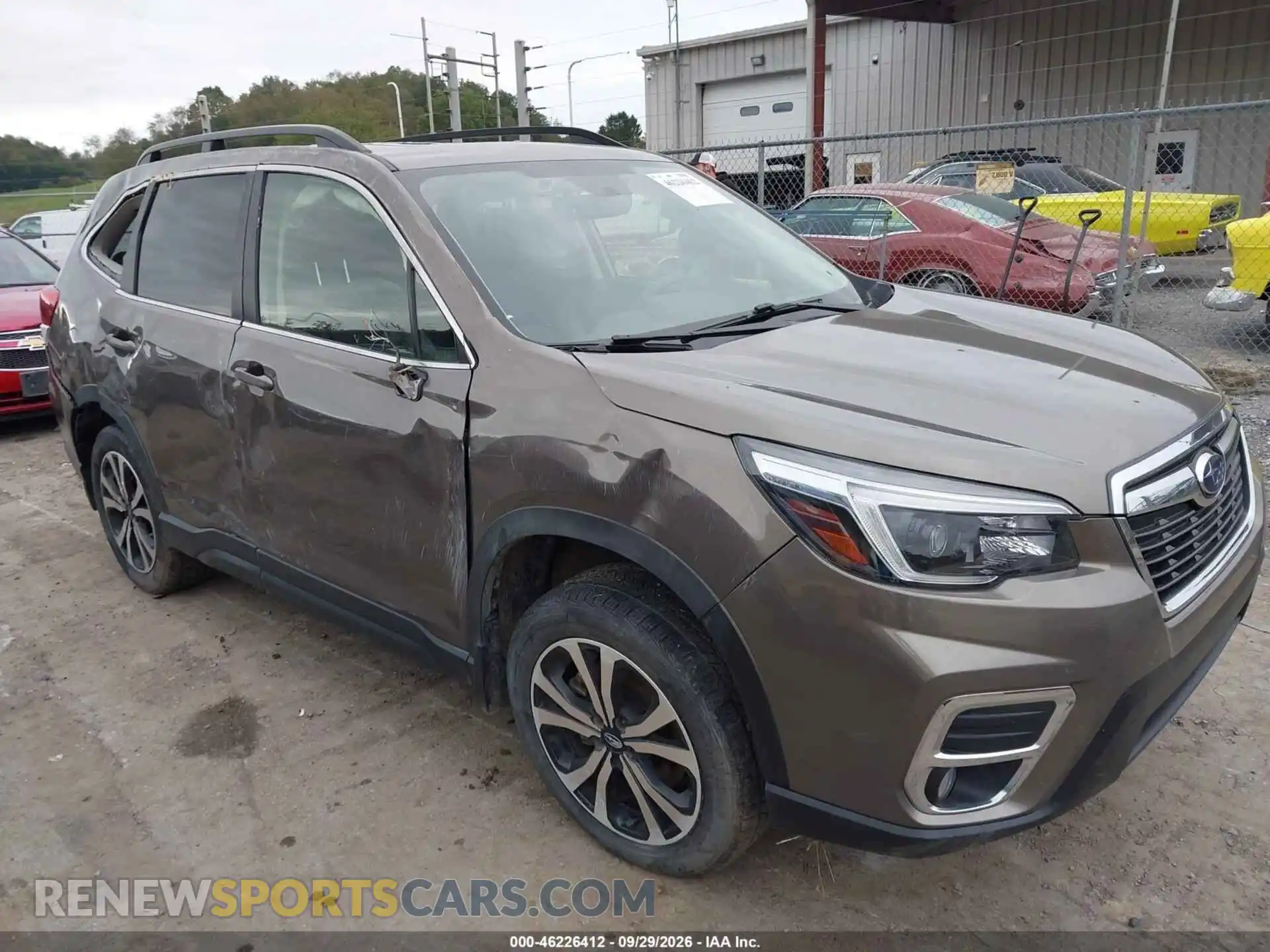 1 Photograph of a damaged car JF2SKAUC2MH557787 SUBARU FORESTER 2021