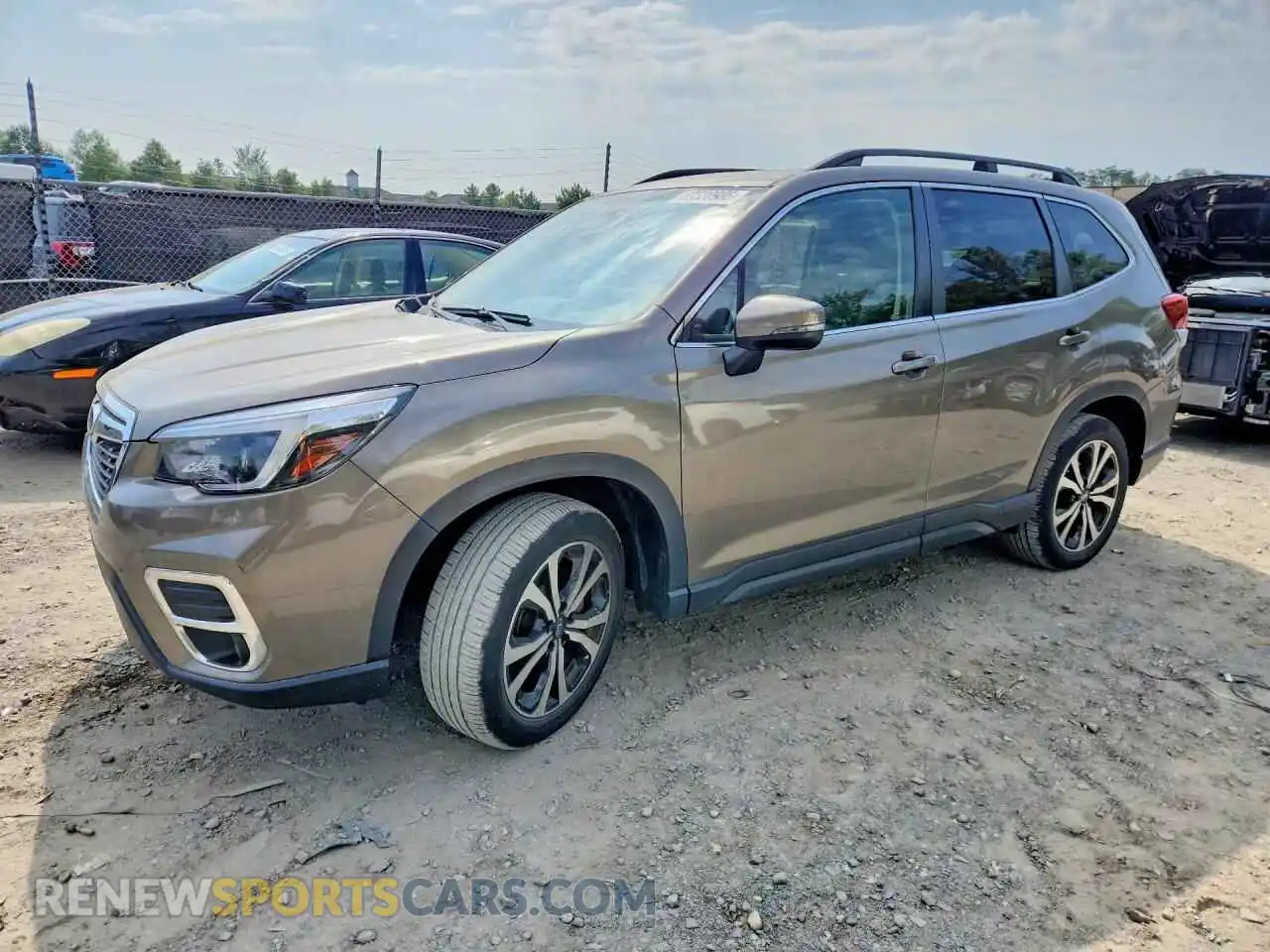 1 Photograph of a damaged car JF2SKAUC3MH417232 SUBARU FORESTER 2021