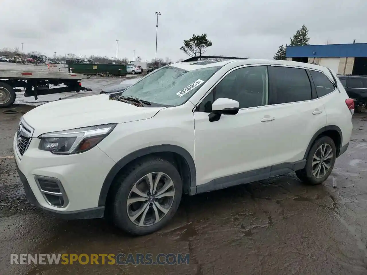 1 Photograph of a damaged car JF2SKAUC3MH435634 SUBARU FORESTER 2021