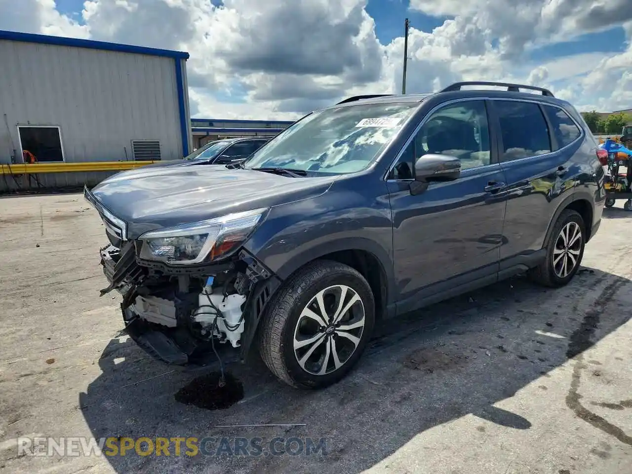 1 fotografías del automóvil dañado JF2SKAUC3MH468231 SUBARU FORESTER 2021