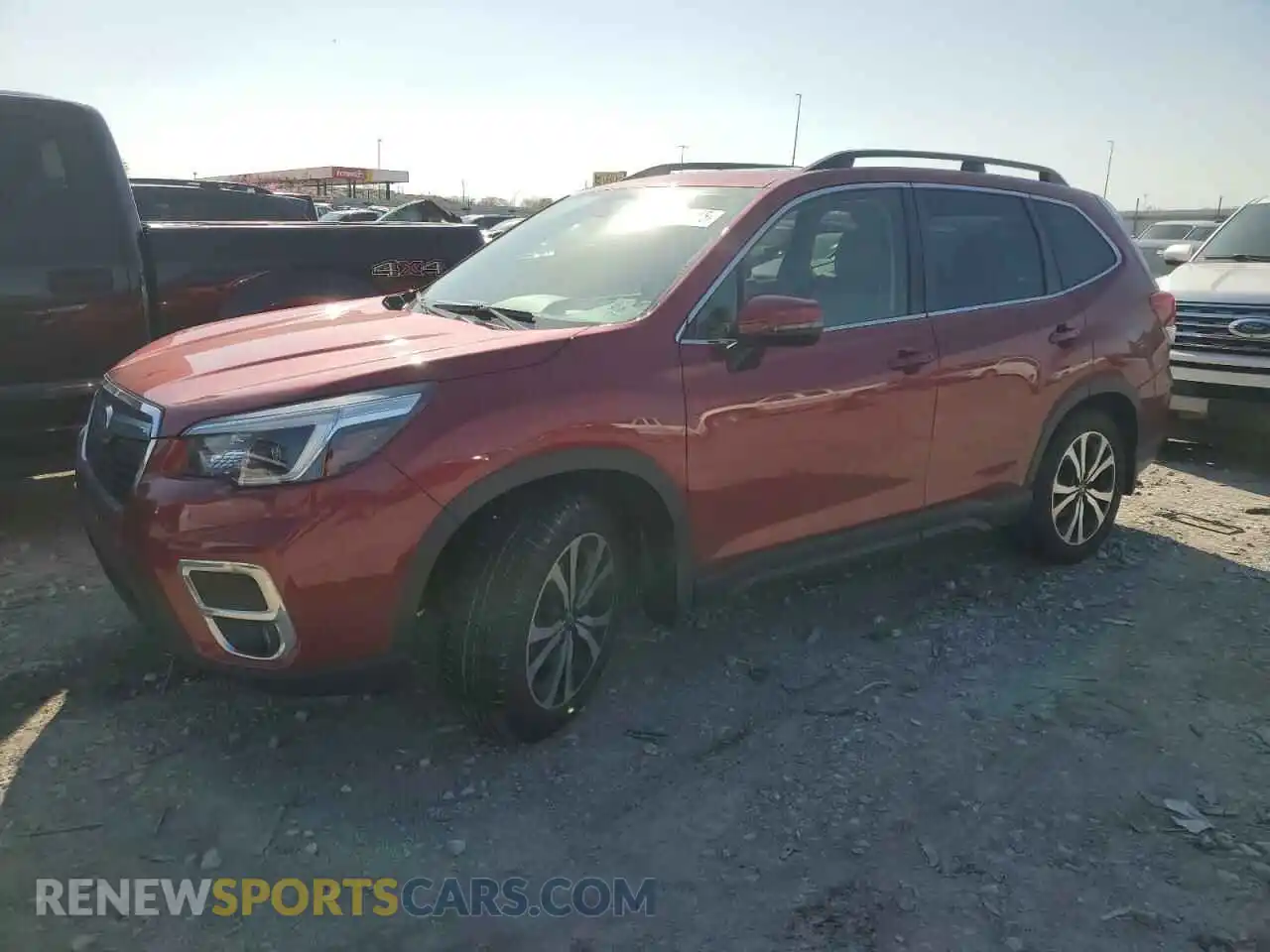 1 Photograph of a damaged car JF2SKAUC3MH532087 SUBARU FORESTER 2021