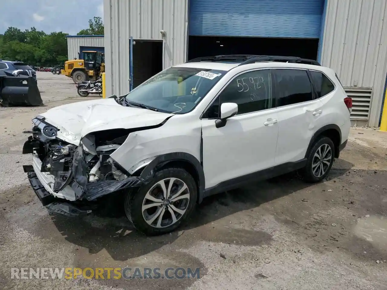 1 Photograph of a damaged car JF2SKAUC4MH443998 SUBARU FORESTER 2021