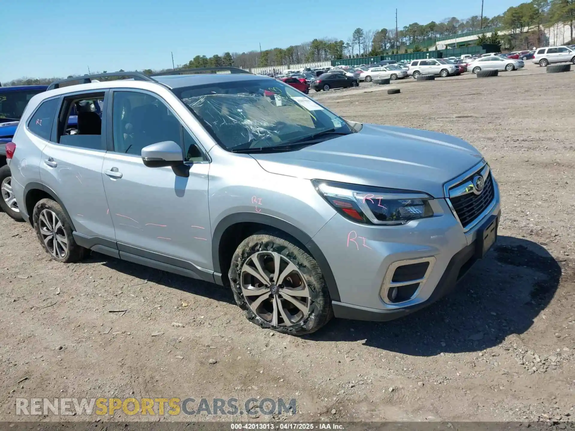 1 Photograph of a damaged car JF2SKAUC6MH442514 SUBARU FORESTER 2021