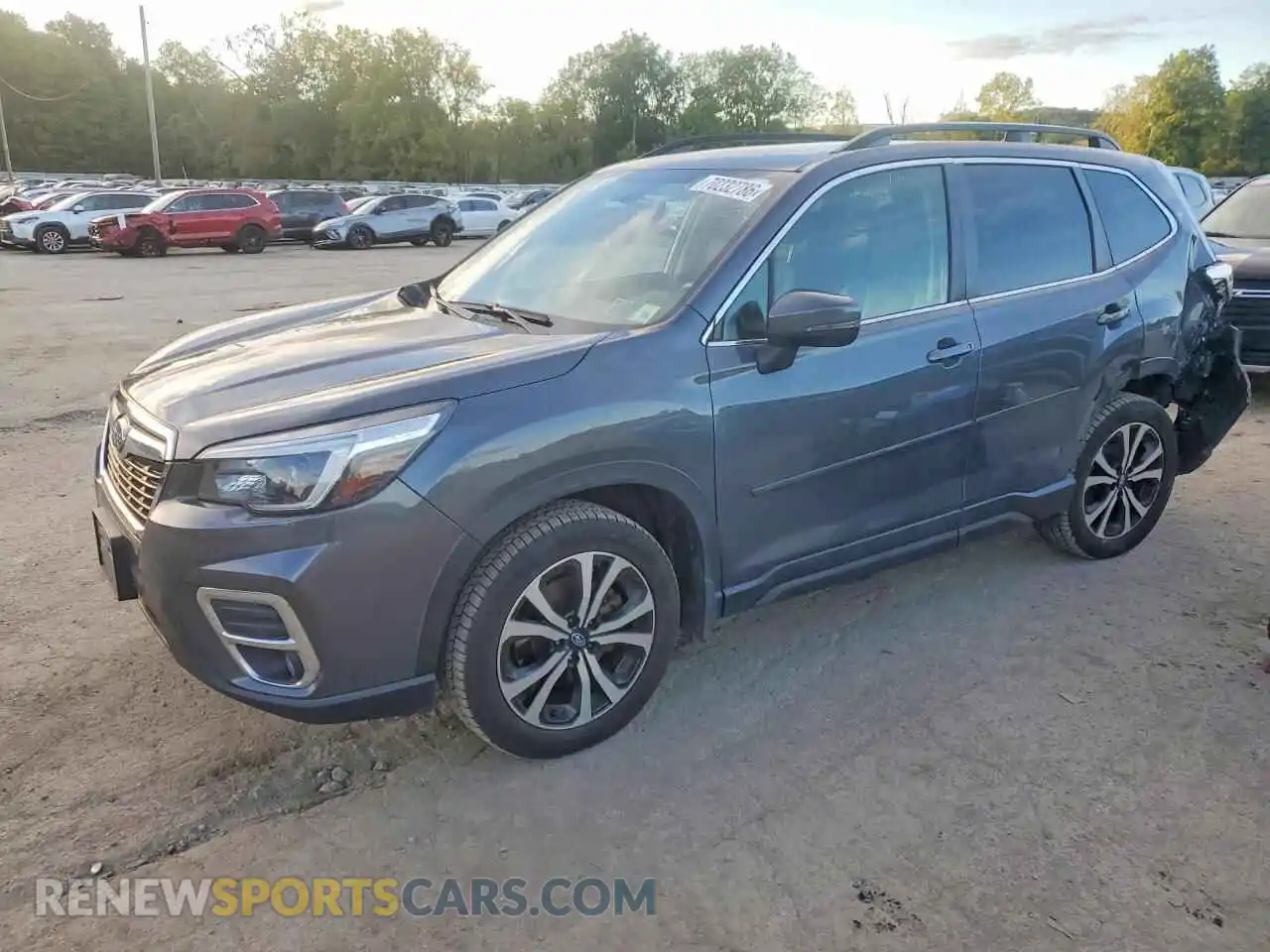 1 Photograph of a damaged car JF2SKAUC6MH504512 SUBARU FORESTER 2021