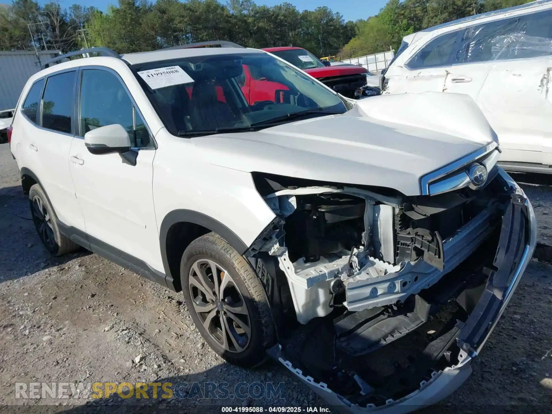 1 Photograph of a damaged car JF2SKAUC7MH402832 SUBARU FORESTER 2021