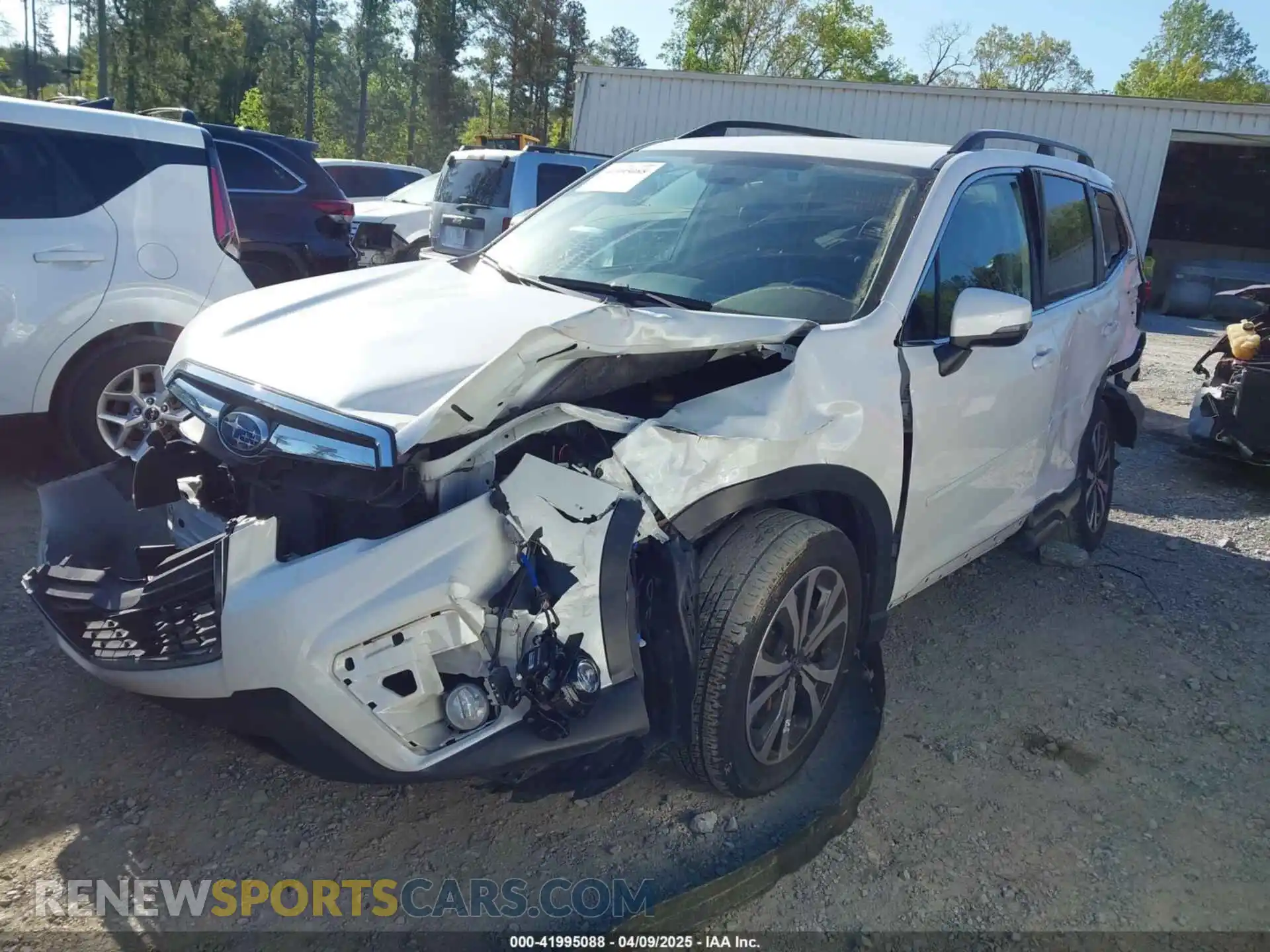 2 Photograph of a damaged car JF2SKAUC7MH402832 SUBARU FORESTER 2021