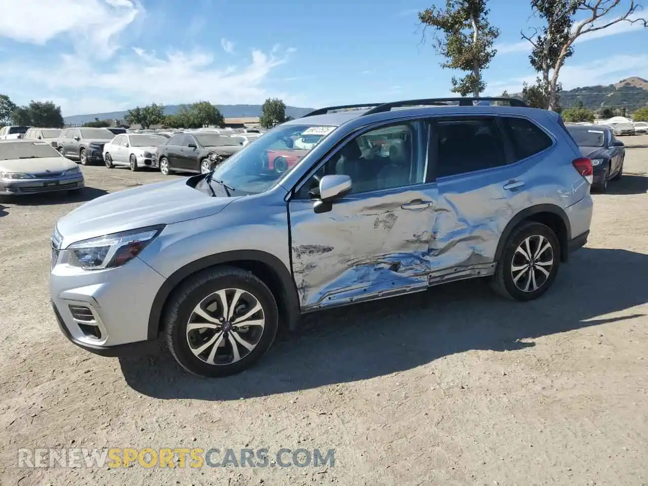 1 Photograph of a damaged car JF2SKAUC7MH404970 SUBARU FORESTER 2021
