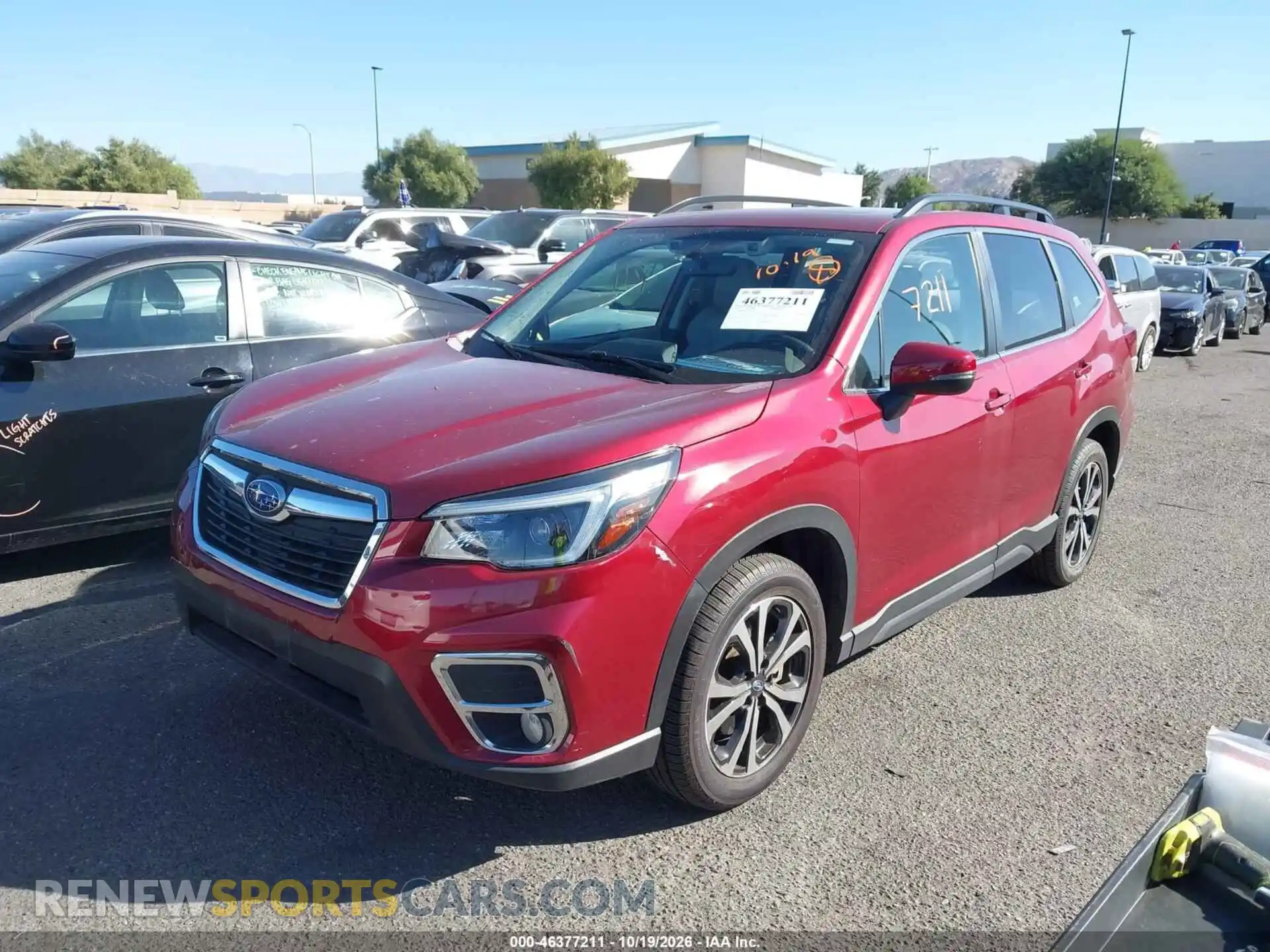 2 Photograph of a damaged car JF2SKAUC7MH411353 SUBARU FORESTER 2021