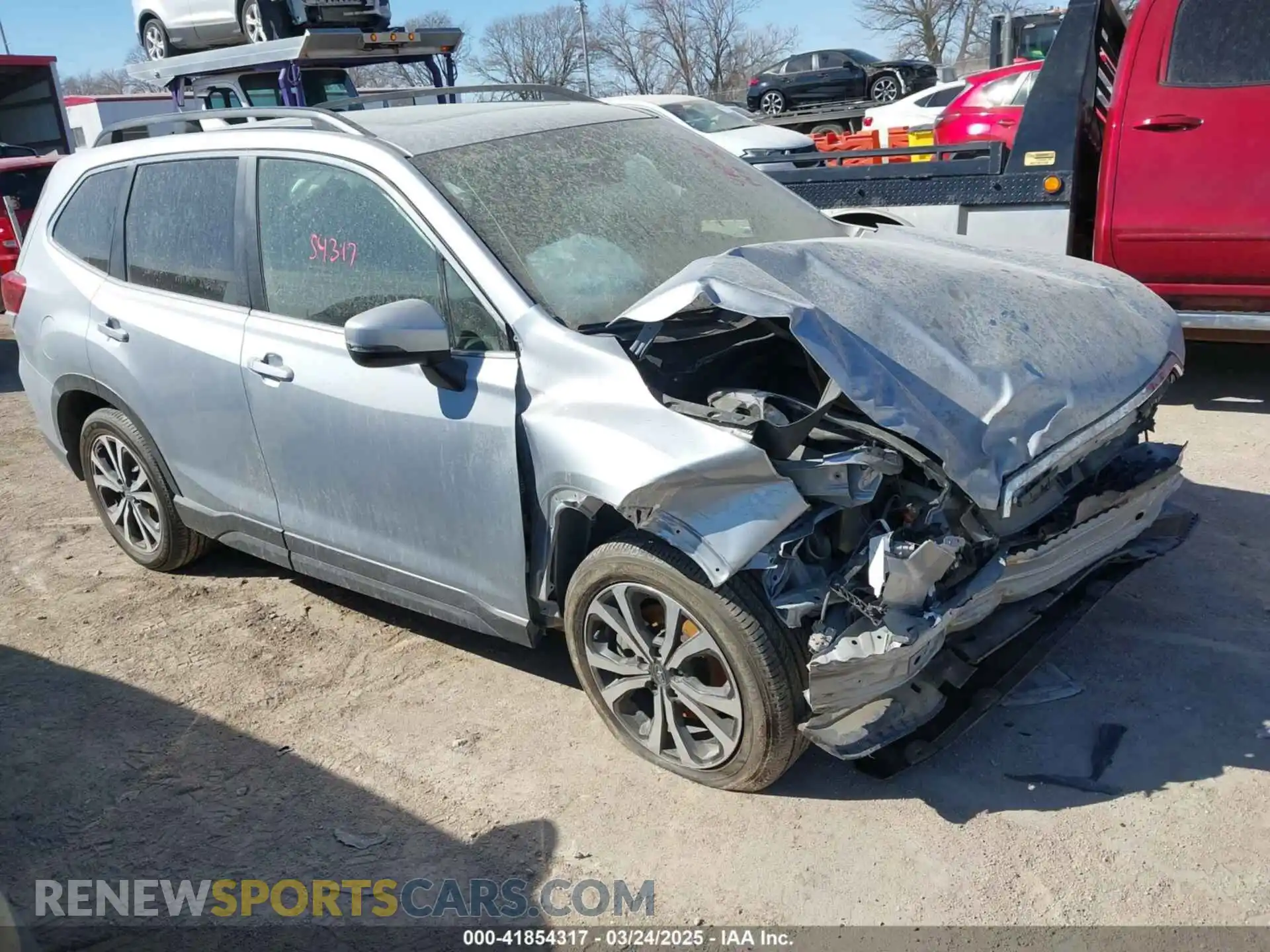 1 Photograph of a damaged car JF2SKAUC7MH422420 SUBARU FORESTER 2021