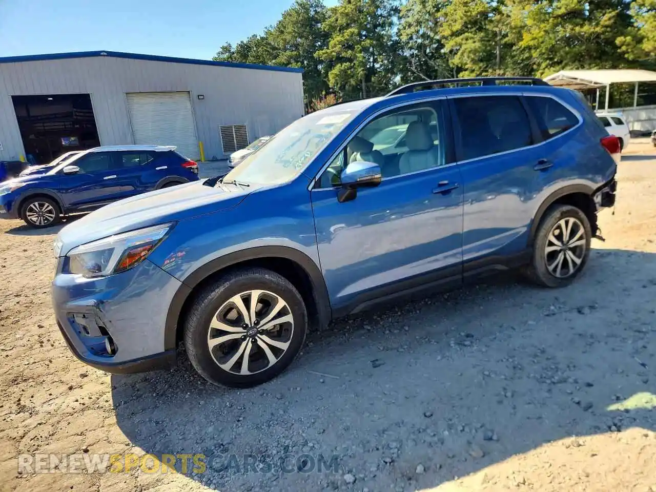 1 Photograph of a damaged car JF2SKAUC8MH431224 SUBARU FORESTER 2021