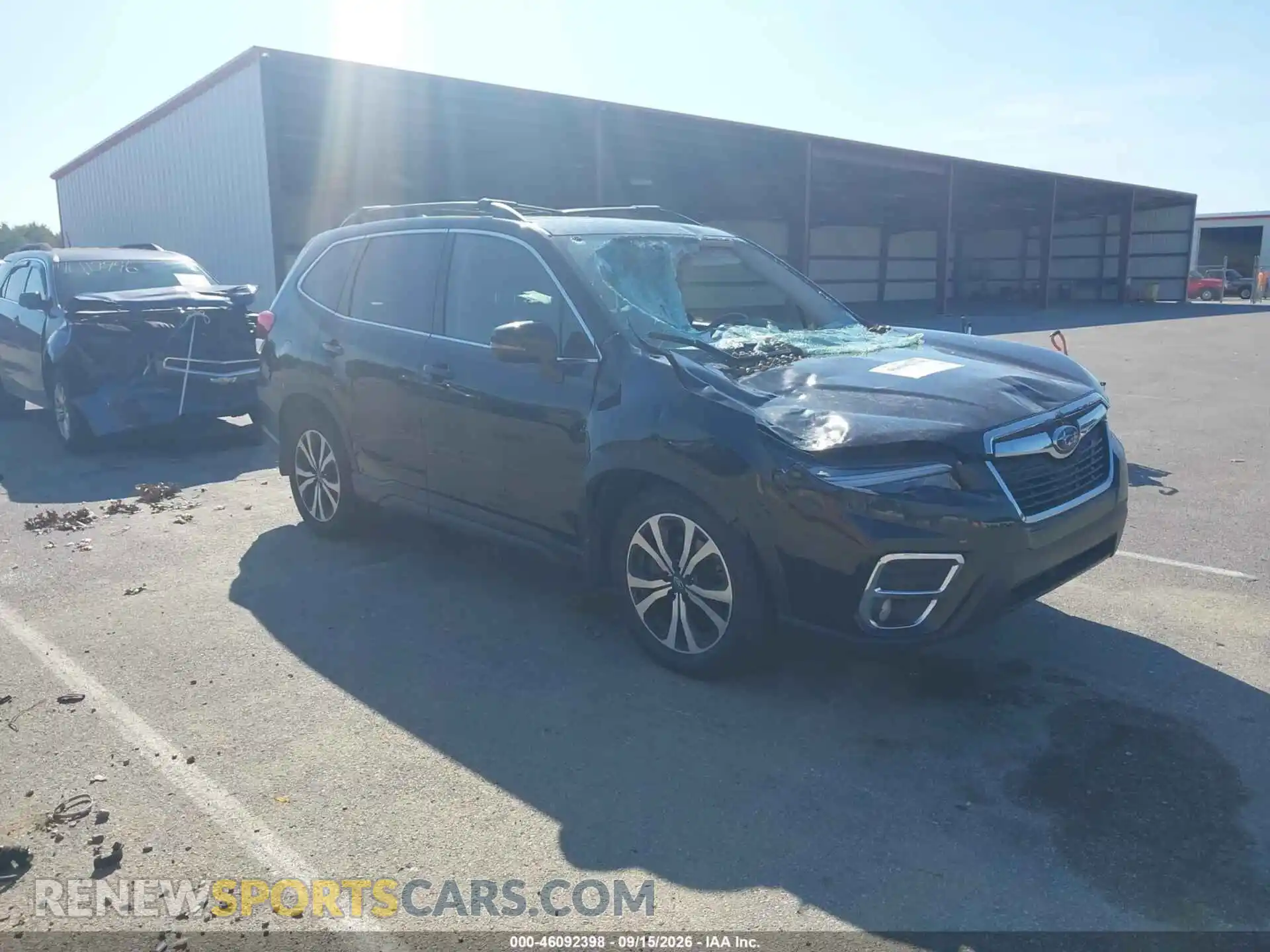 1 Photograph of a damaged car JF2SKAUC8MH521716 SUBARU FORESTER 2021