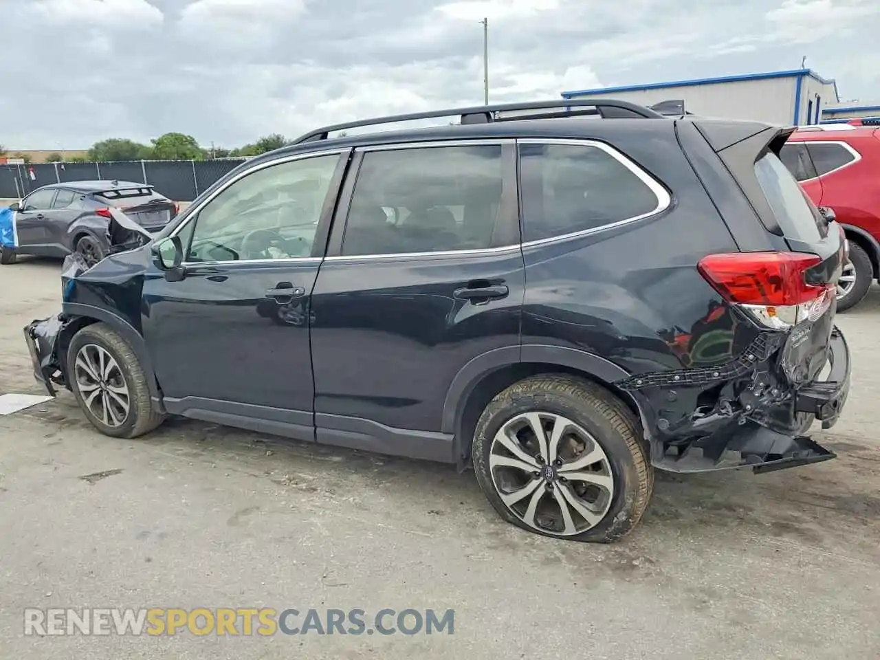 2 Photograph of a damaged car JF2SKAUC8MH532540 SUBARU FORESTER 2021