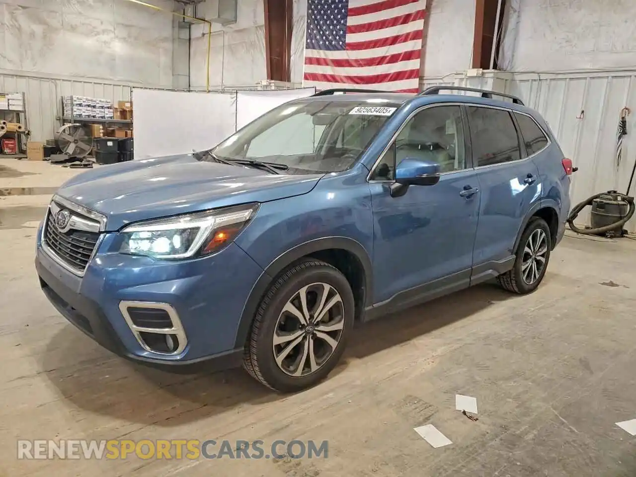 1 Photograph of a damaged car JF2SKAUC9MH406364 SUBARU FORESTER 2021