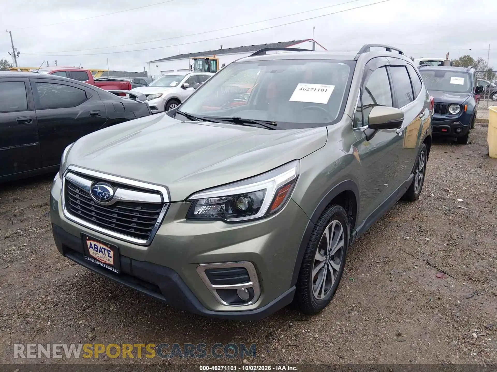 2 fotografías del automóvil dañado JF2SKAUC9MH442362 SUBARU FORESTER 2021