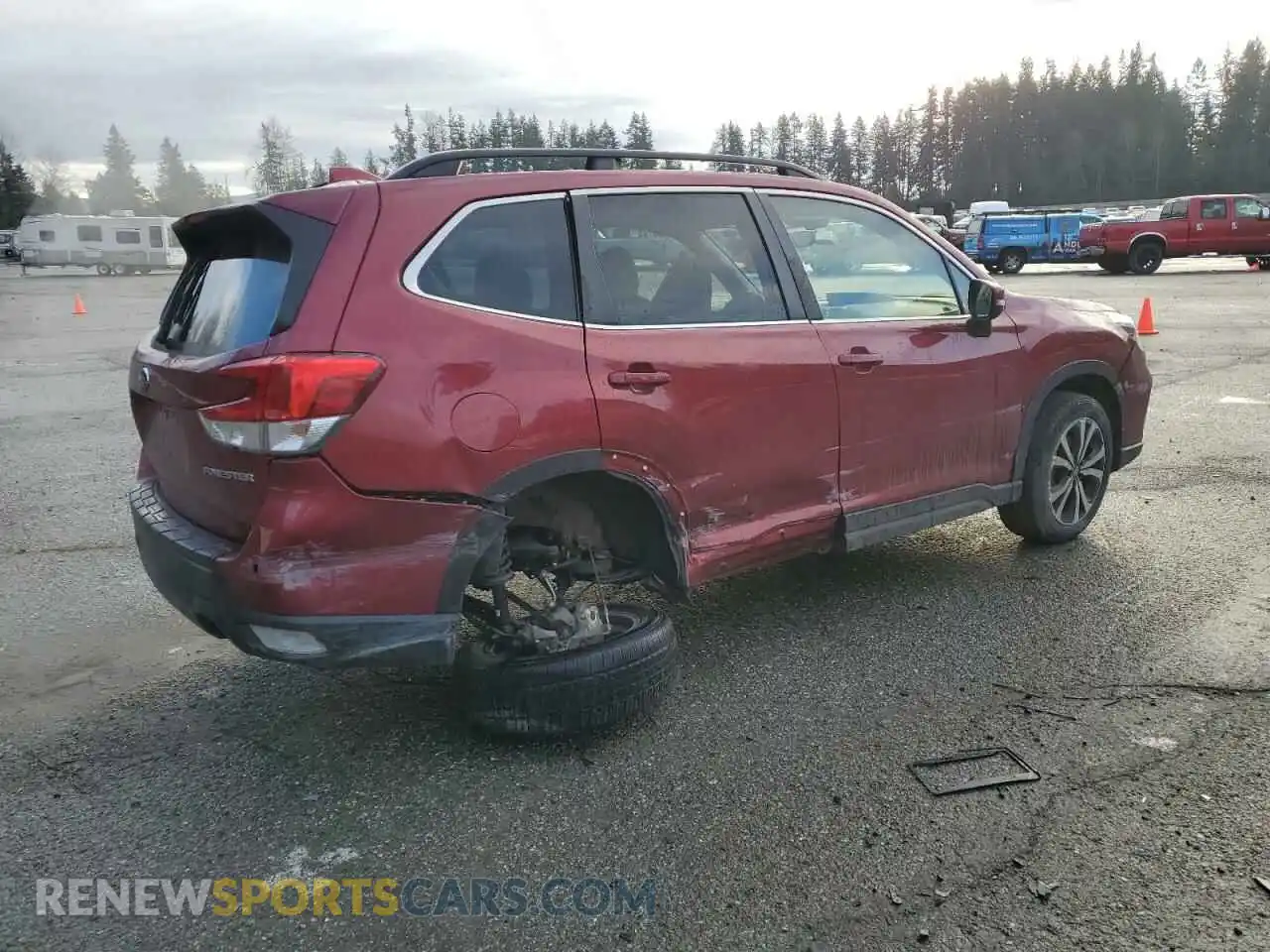 3 Photograph of a damaged car JF2SKAUC9MH455967 SUBARU FORESTER 2021