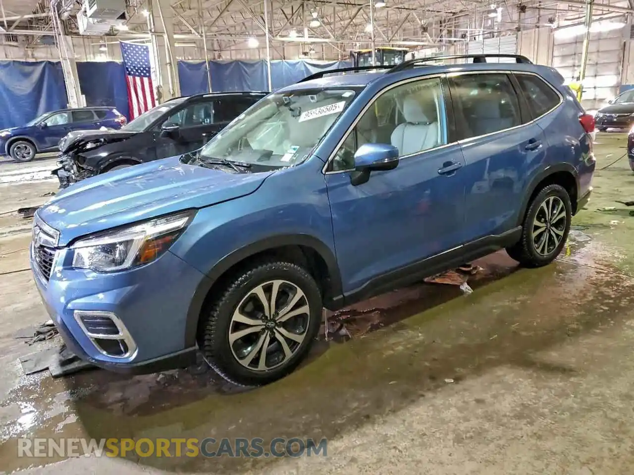 1 Photograph of a damaged car JF2SKAUC9MH571198 SUBARU FORESTER 2021