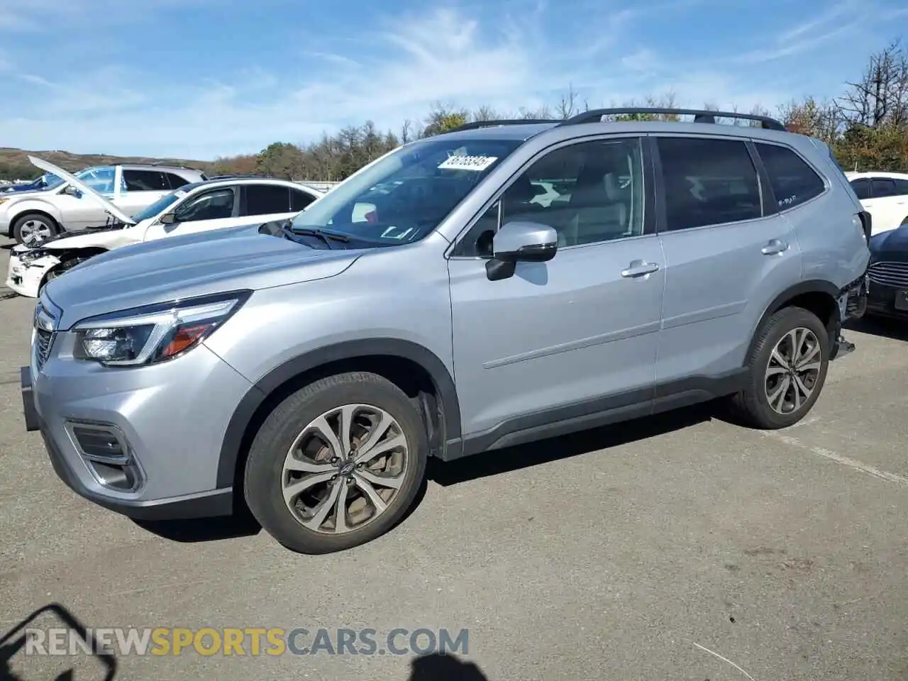 1 Photograph of a damaged car JF2SKAUC9MH573677 SUBARU FORESTER 2021
