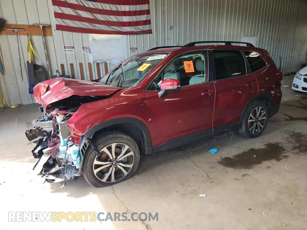 1 Photograph of a damaged car JF2SKAUCXMH405207 SUBARU FORESTER 2021