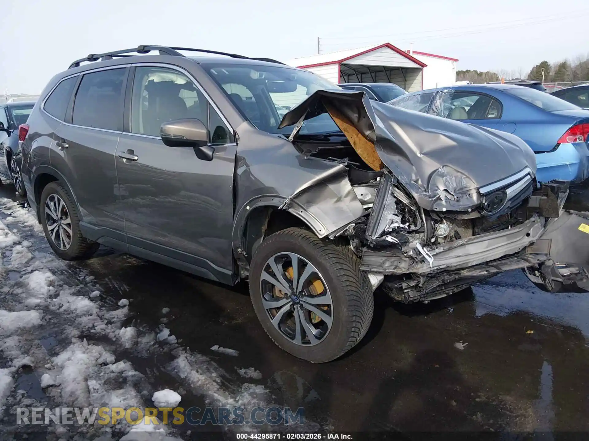 1 Photograph of a damaged car JF2SKAUCXMH444895 SUBARU FORESTER 2021
