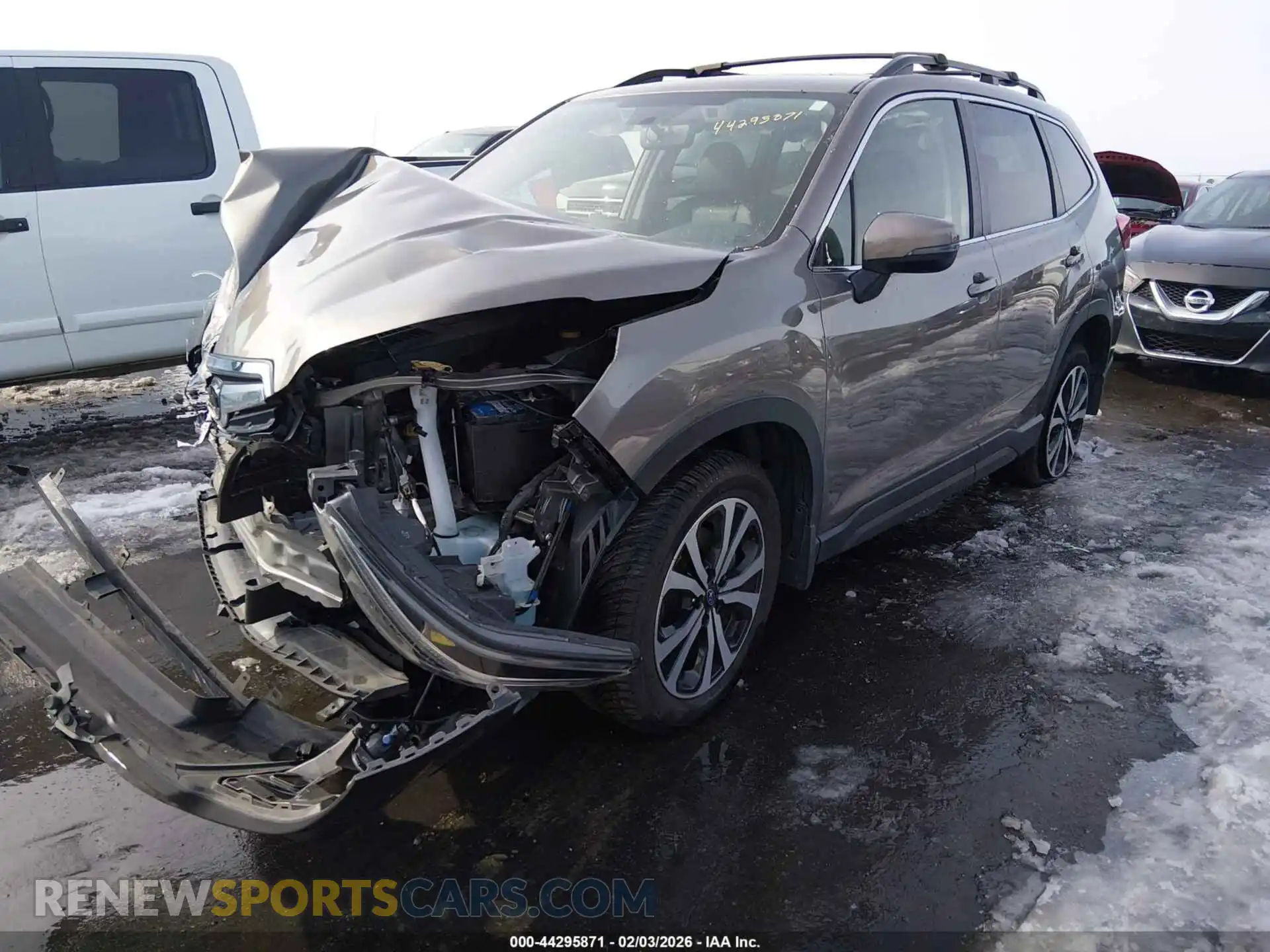 2 Photograph of a damaged car JF2SKAUCXMH444895 SUBARU FORESTER 2021