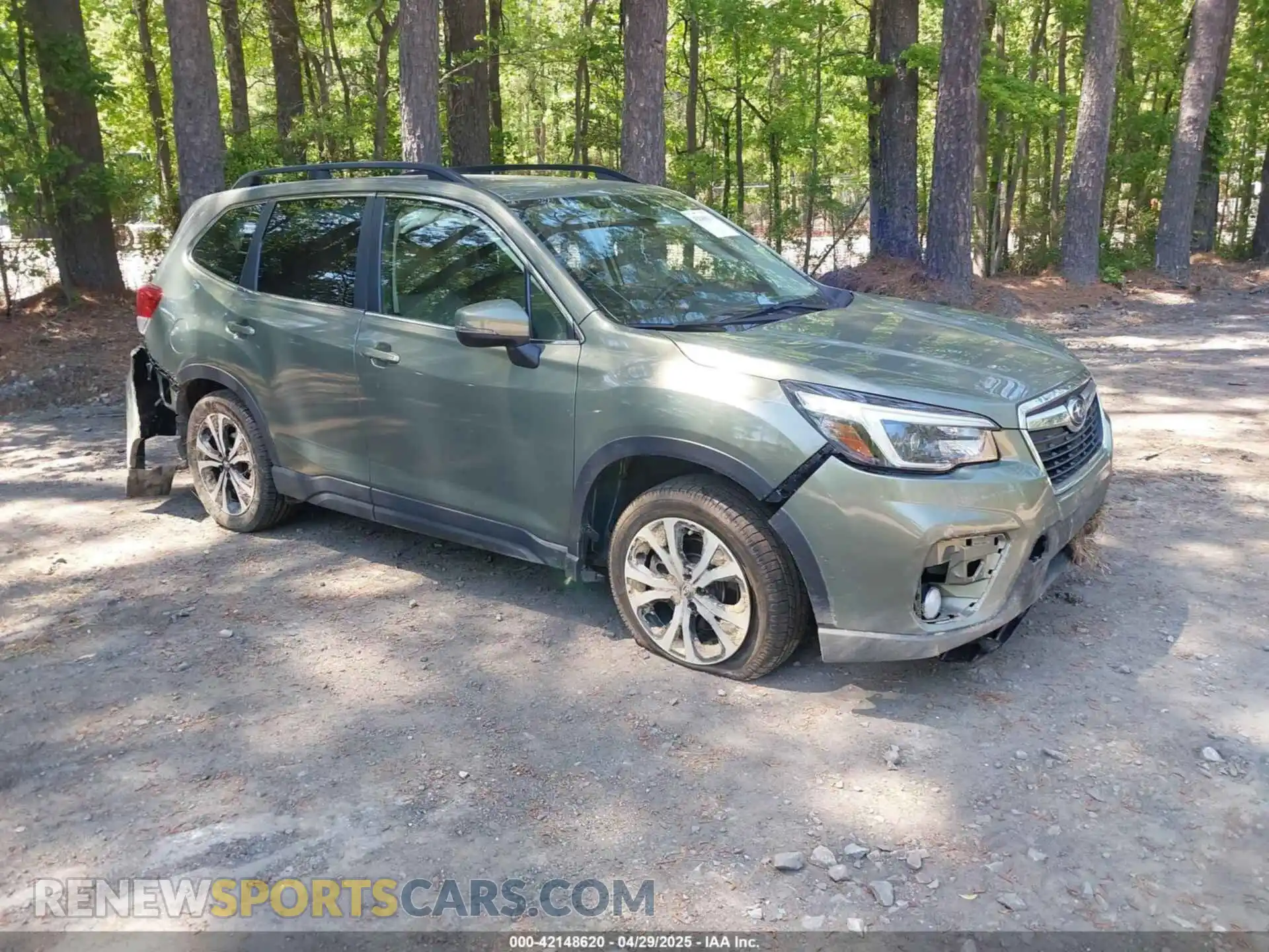 1 Photograph of a damaged car JF2SKAUCXMH569329 SUBARU FORESTER 2021