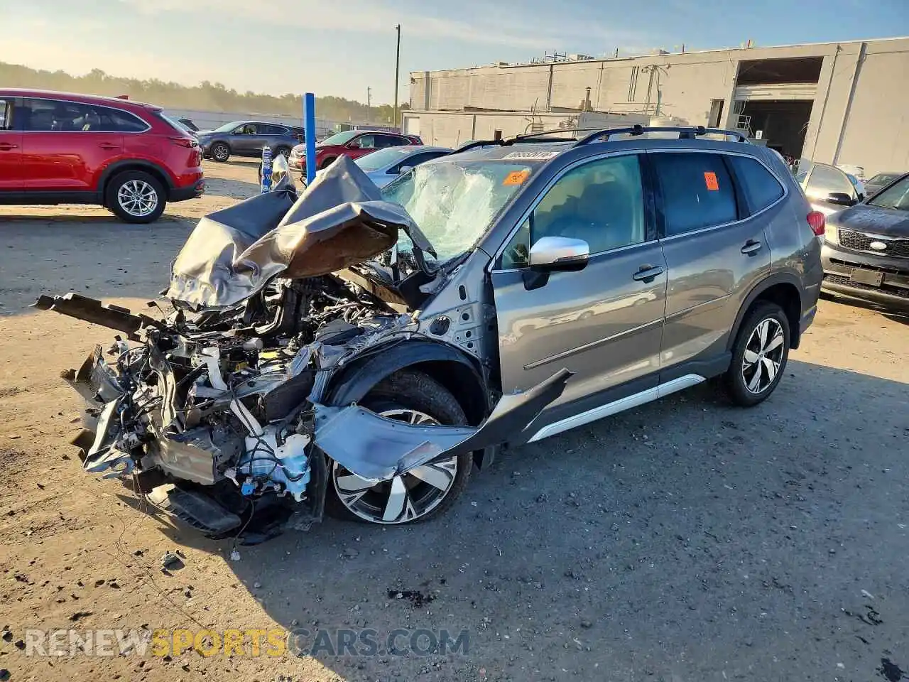 1 Photograph of a damaged car JF2SKAXC0MH416177 SUBARU FORESTER 2021