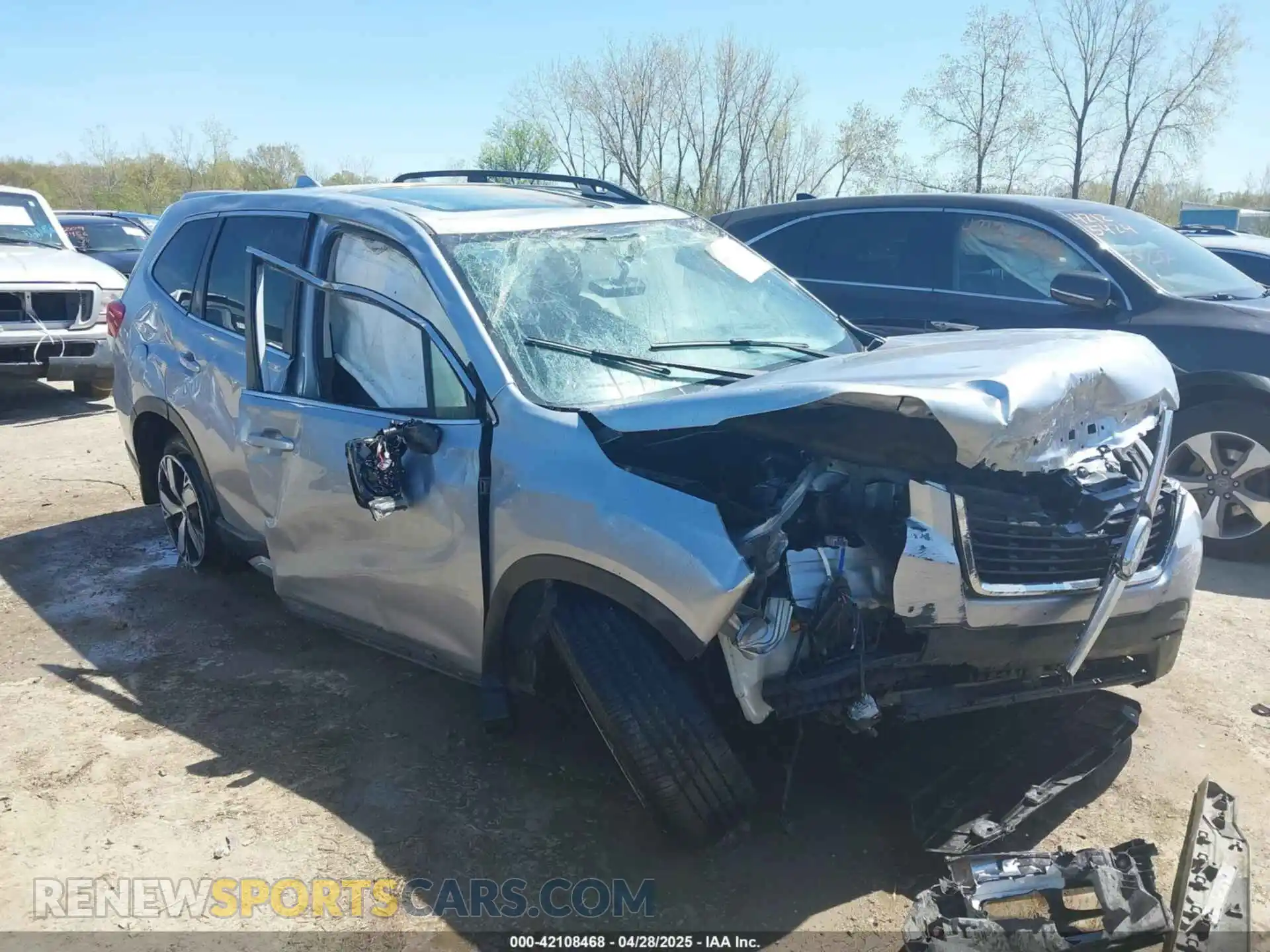 1 Photograph of a damaged car JF2SKAXC0MH447252 SUBARU FORESTER 2021