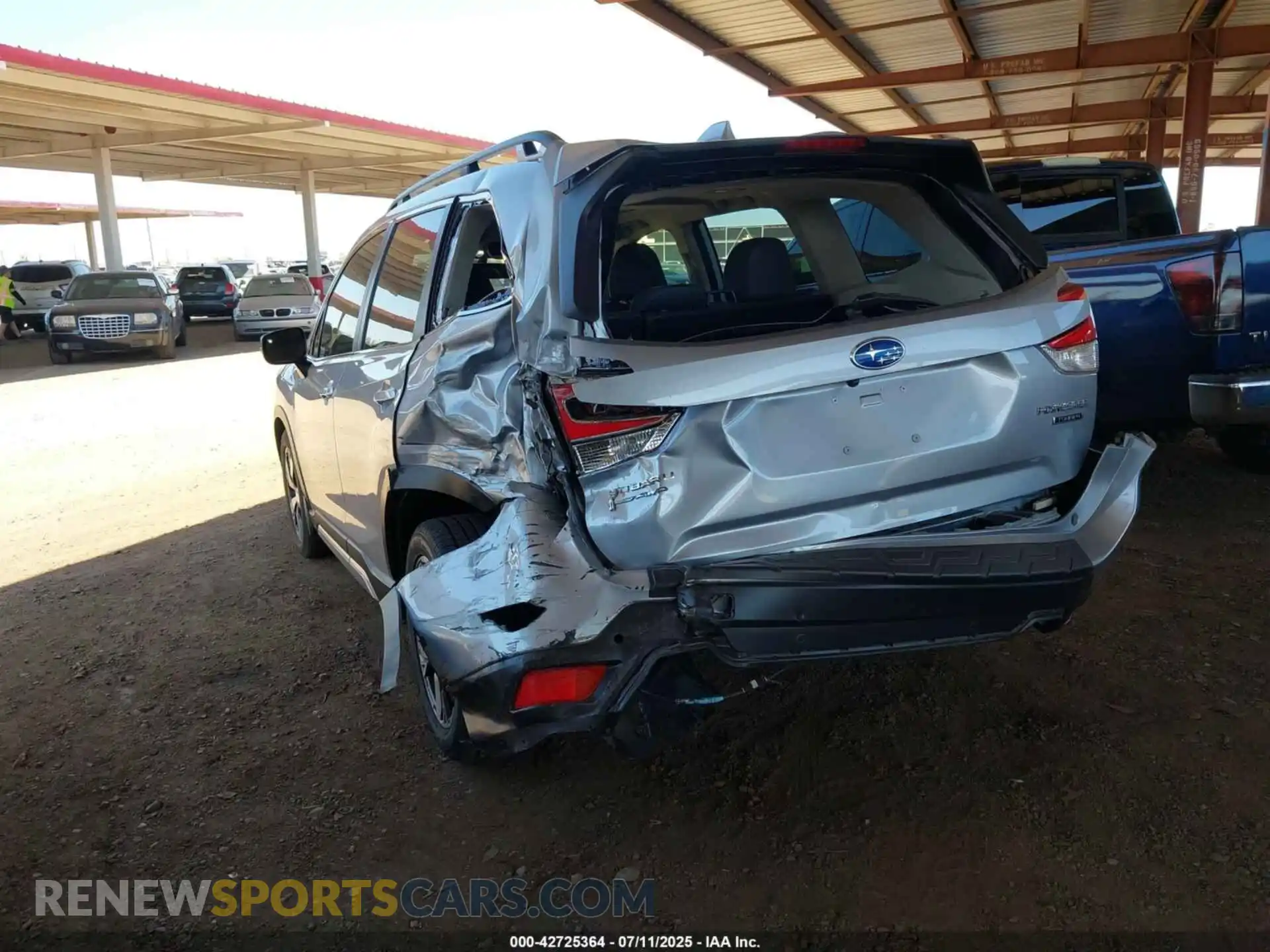 3 Photograph of a damaged car JF2SKAXC0MH459790 SUBARU FORESTER 2021