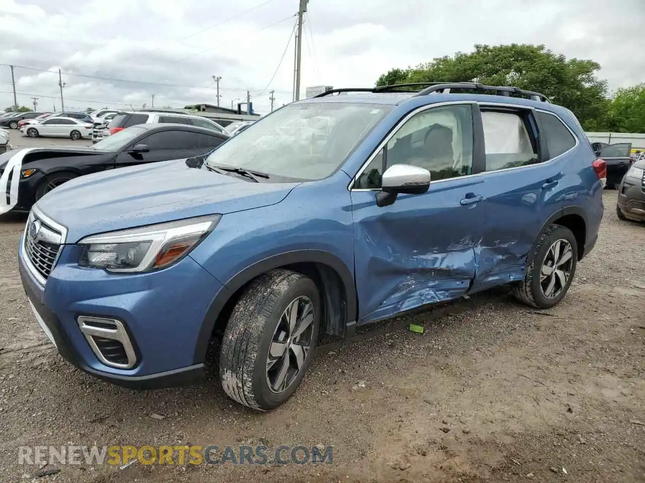 1 Photograph of a damaged car JF2SKAXC0MH486262 SUBARU FORESTER 2021