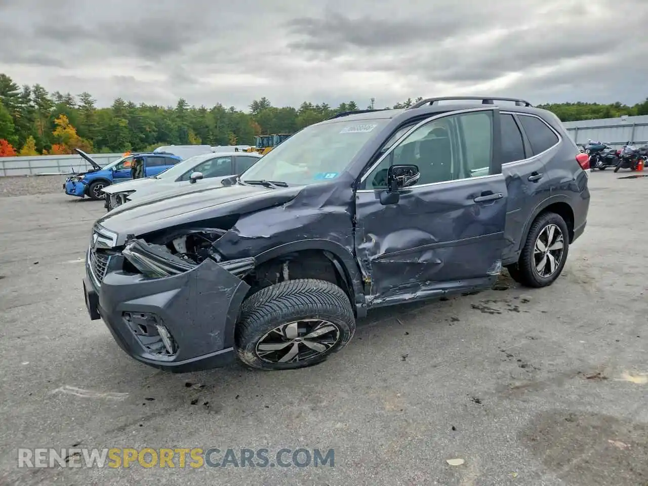 1 fotografías del automóvil dañado JF2SKAXC0MH489386 SUBARU FORESTER 2021