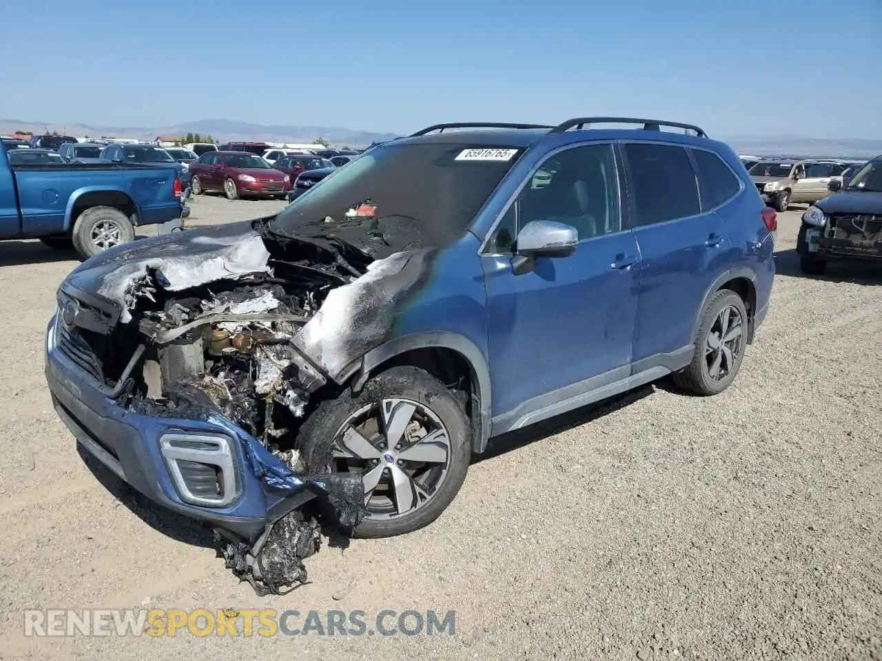 1 Photograph of a damaged car JF2SKAXC0MH505912 SUBARU FORESTER 2021