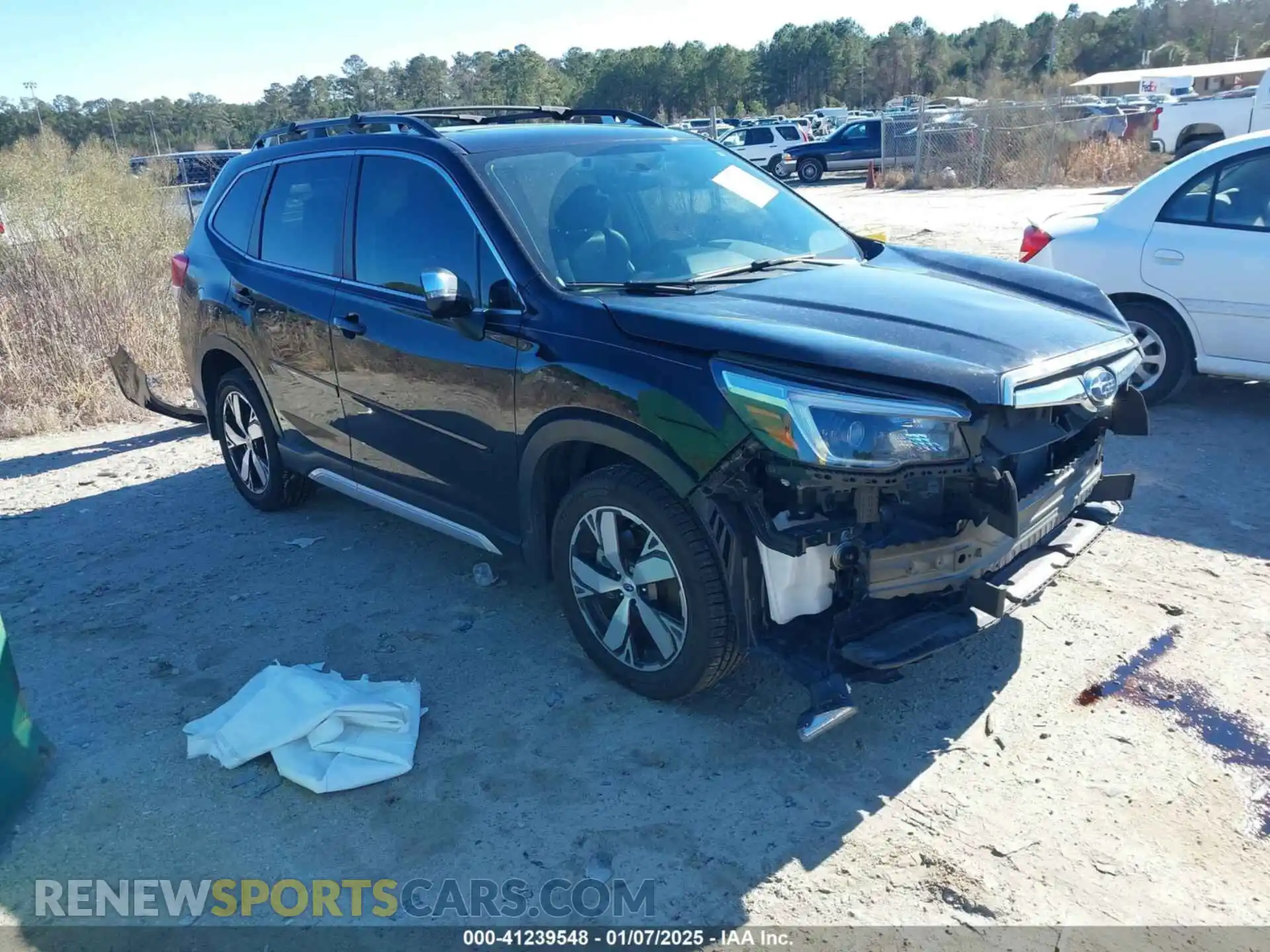 1 Photograph of a damaged car JF2SKAXC0MH575183 SUBARU FORESTER 2021