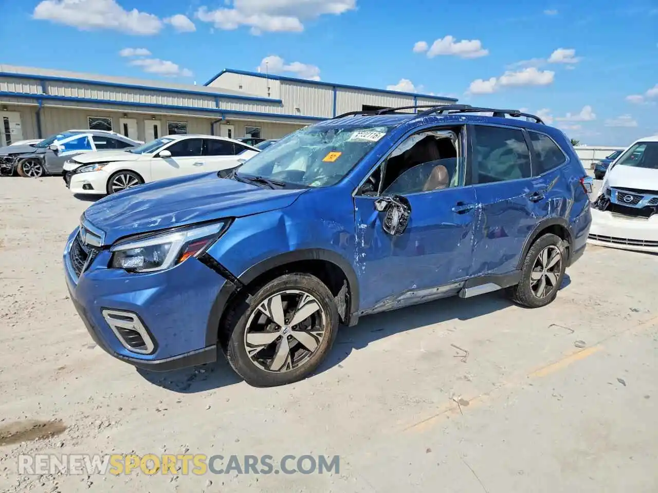 1 Photograph of a damaged car JF2SKAXC1MH468787 SUBARU FORESTER 2021