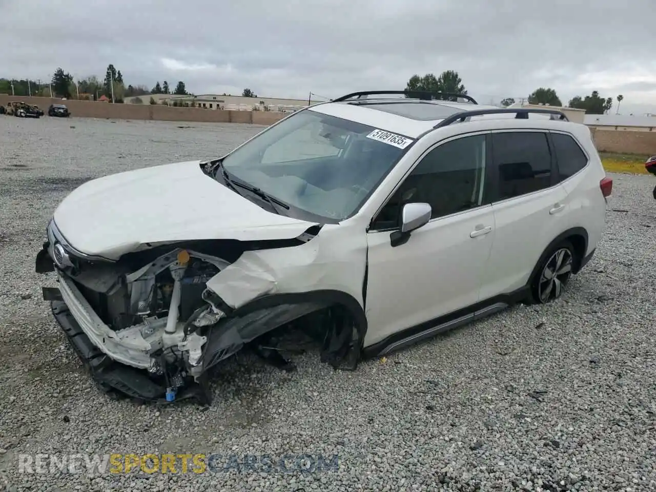 1 Photograph of a damaged car JF2SKAXC1MH571434 SUBARU FORESTER 2021