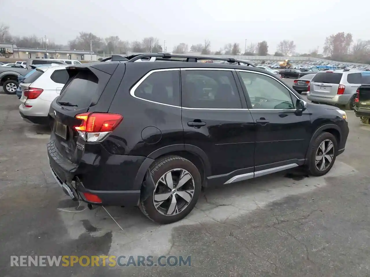 3 fotografías del automóvil dañado JF2SKAXC2MH407397 SUBARU FORESTER 2021
