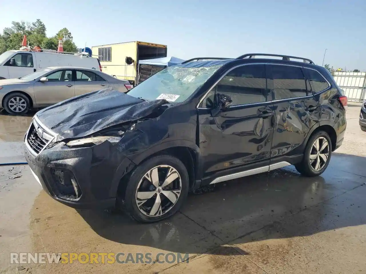 1 Photograph of a damaged car JF2SKAXC2MH410235 SUBARU FORESTER 2021