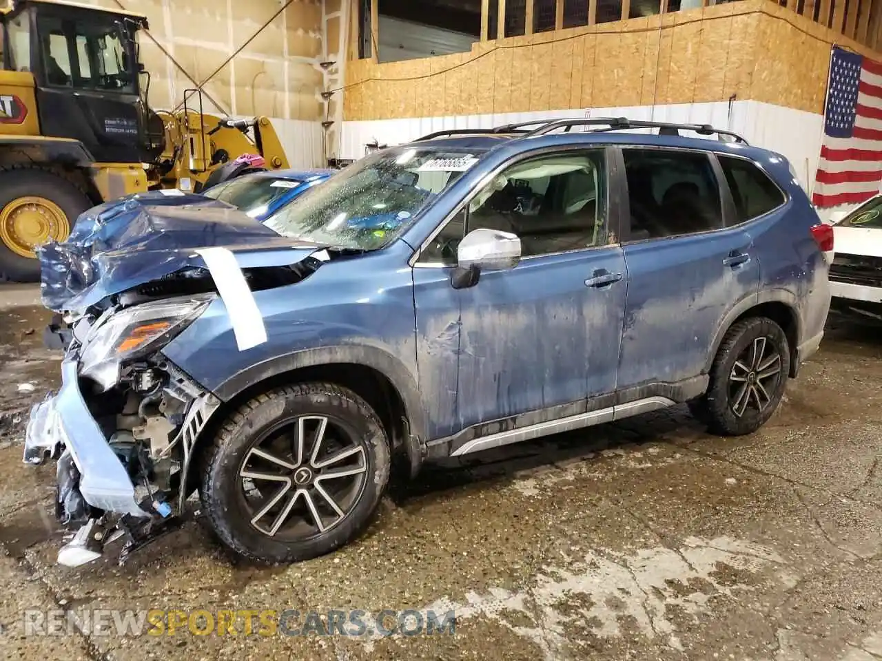 1 fotografías del automóvil dañado JF2SKAXC3MH555560 SUBARU FORESTER 2021