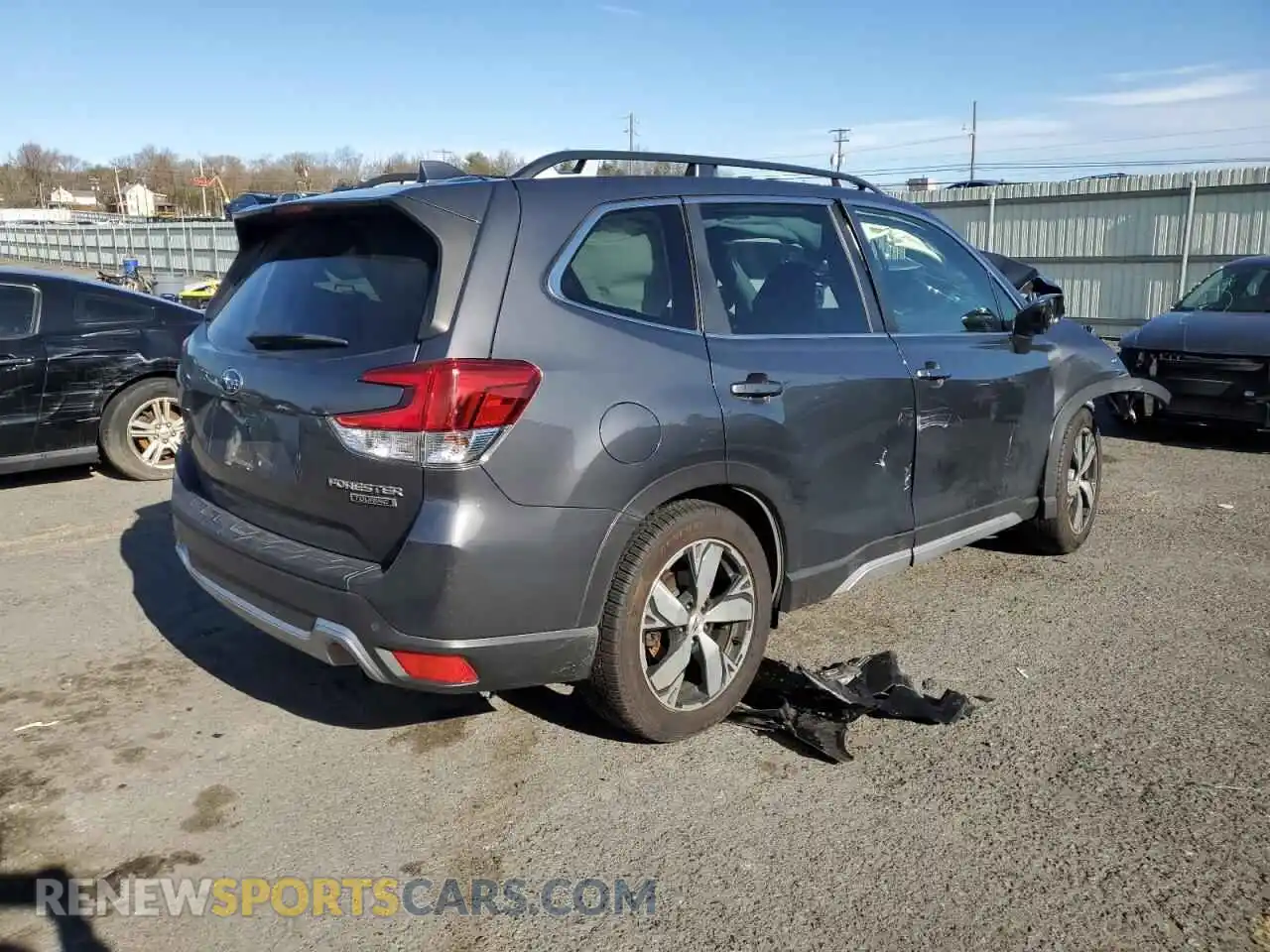 3 fotografías del automóvil dañado JF2SKAXC5MH487861 SUBARU FORESTER 2021