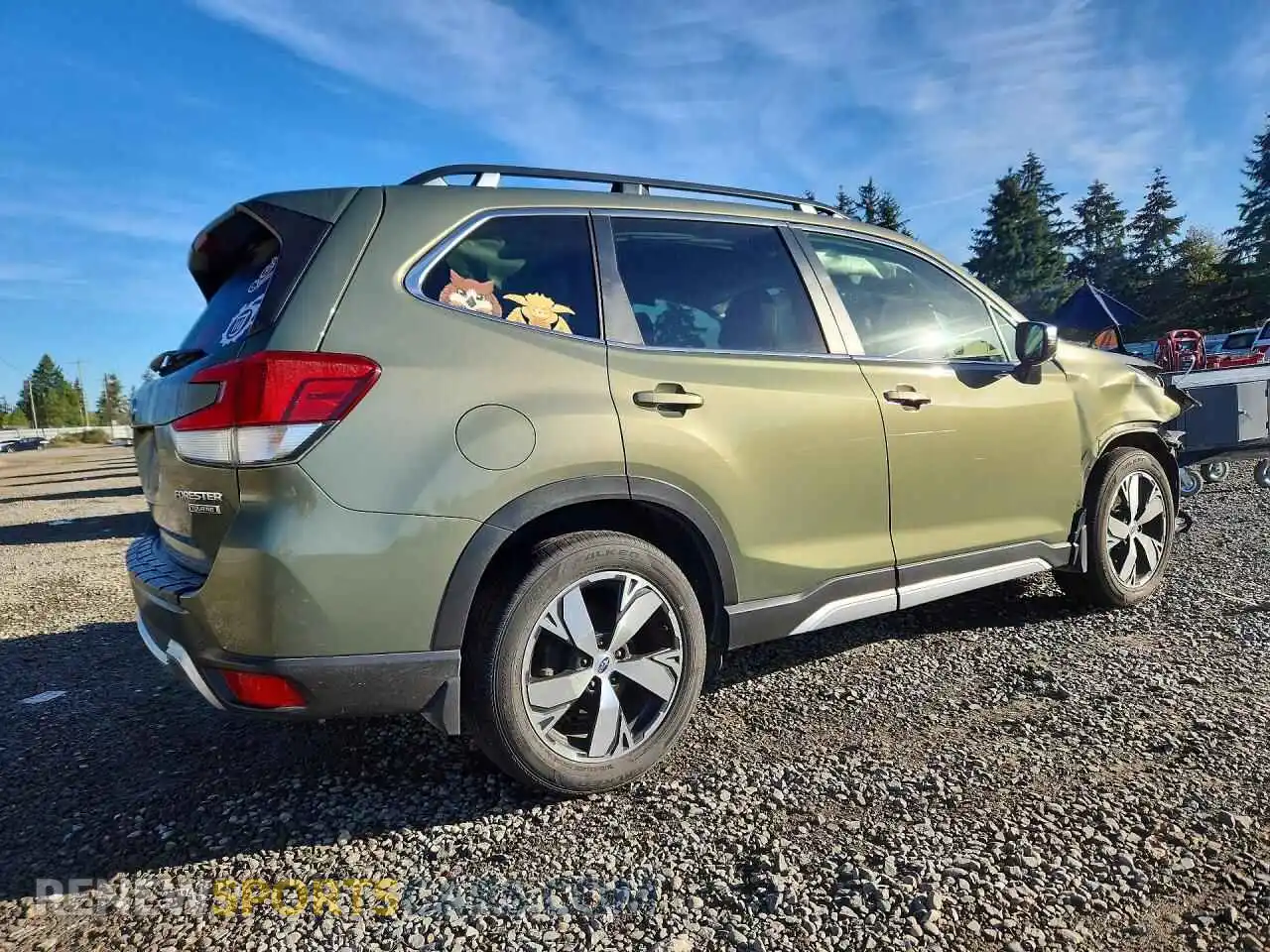 3 Фотография поврежденного автомобиля JF2SKAXC6MH502769 SUBARU FORESTER 2021
