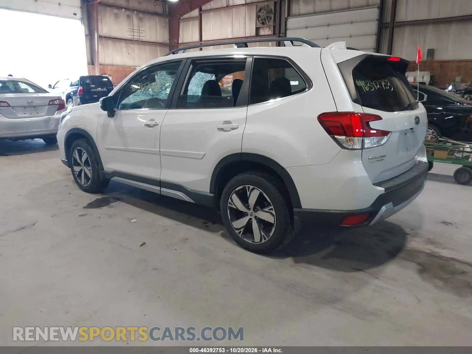 3 fotografías del automóvil dañado JF2SKAXC6MH504845 SUBARU FORESTER 2021