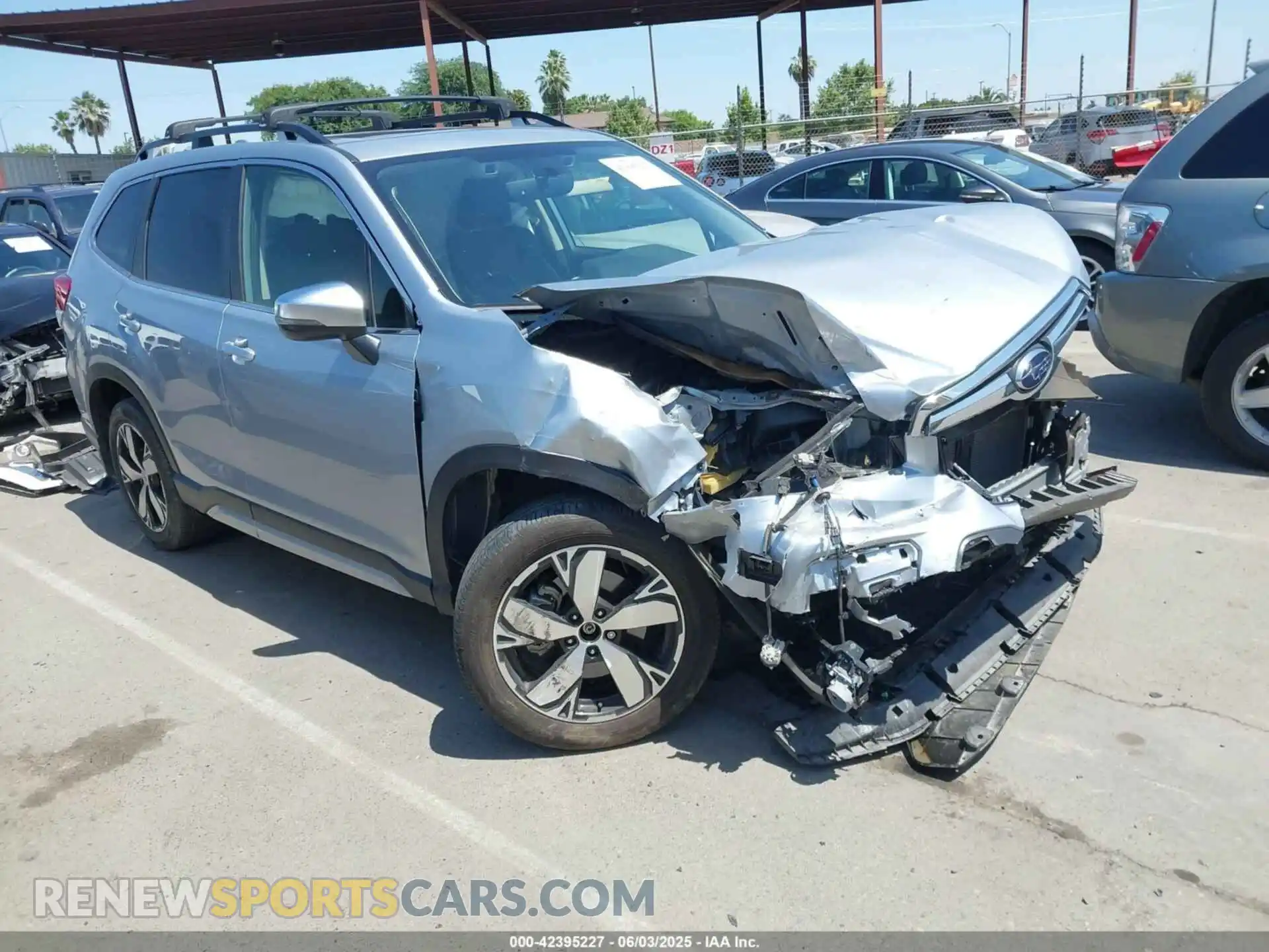 1 Photograph of a damaged car JF2SKAXC7MH411400 SUBARU FORESTER 2021