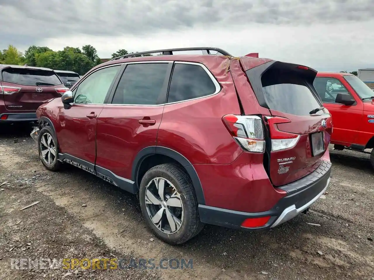 2 Photograph of a damaged car JF2SKAXC7MH554802 SUBARU FORESTER 2021