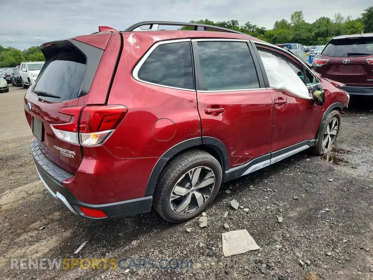 3 Photograph of a damaged car JF2SKAXC7MH554802 SUBARU FORESTER 2021